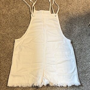 Aerie White Casual Overalls